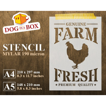 Pochoir d'oeufs frais de...