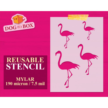 Pochoir Flamingo n.1 -...