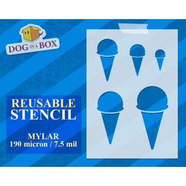 Stencil set di gelati n.2 -...
