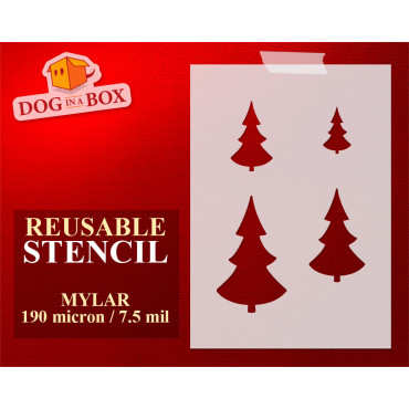 Pochoir Sapins de Noël n.2...