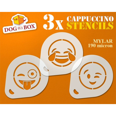 Stencil emoticons n.6 (set...