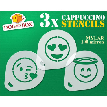 Stencil emoticons n.1 (set...