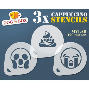 Stencil emoticons n.3 (set...