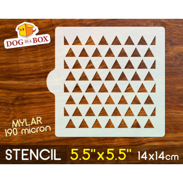 Pochoir Triangles n.3 -...