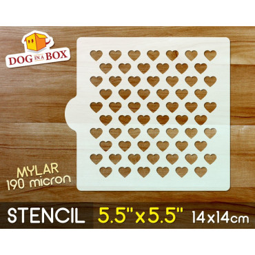 Stencil Cuori n.1 - Stencil...