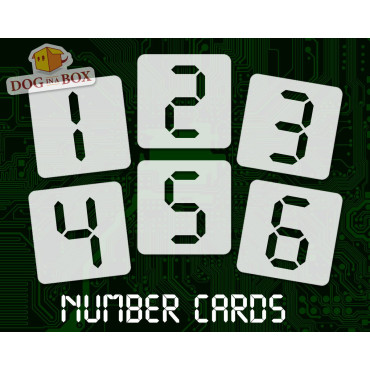 Numbers stencils n.11 - Individual numbers stencils for wood signs and walls