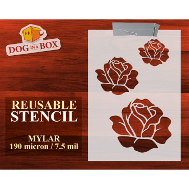 Pochoirs de roses n.2 -...