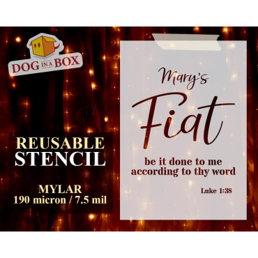 Stencil FIAT di Maria n.1 -...