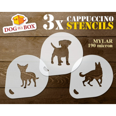 Pochoirs de chiens n.3 (lot...