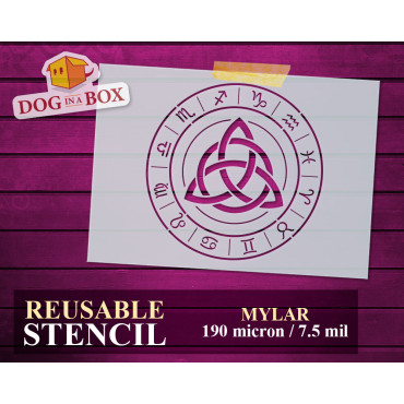 Stencil Calendario Wiccan...