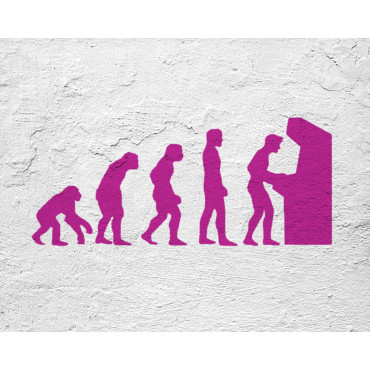 Evolution of Videogames stencil
