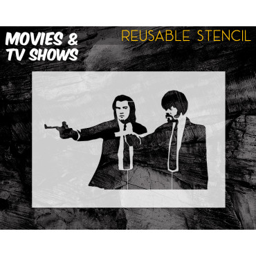 Pulp Fiction Schablone -...