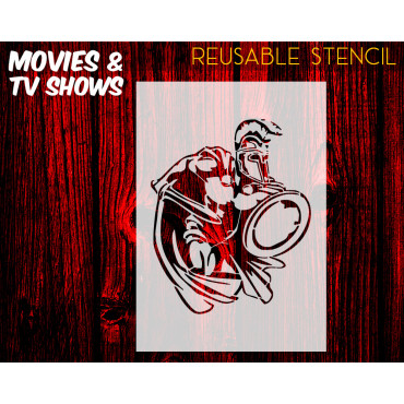 Spartans stencil - Reusable...