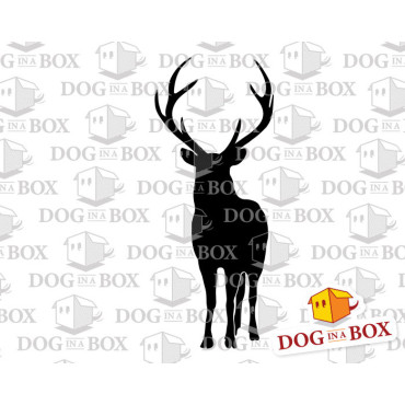 Deer stencil n.4 - Reusable hunting stencil for wood signs, wall decor and fabric