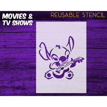 Stencil di Lilo & Stitch n....