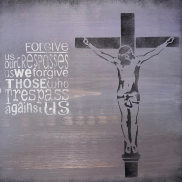 Jesus stencil n.4 - Reusable christian stencil for churches, wood signs, wall decor and catechis