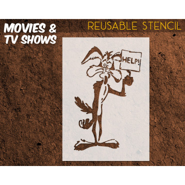 Stencil Willy il Coyote e...