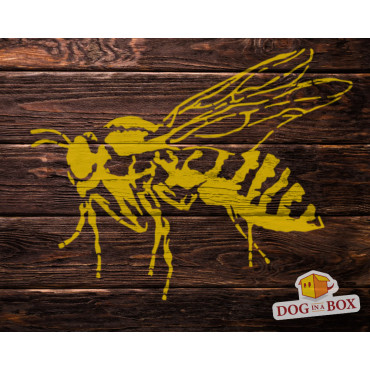 Bee stencil n.3 - Reusable Bee stencil for wood signs, walls or honeycombs