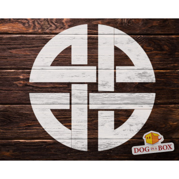 Celtic Knot stencil n.9 - Reusable celtic stencil for wood sings, painting on stones or walls