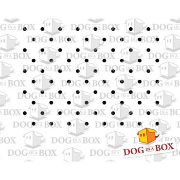 Pattern stencil n.7 - Reusable circles stencil, seamless geometric pattern for walls and fabrics