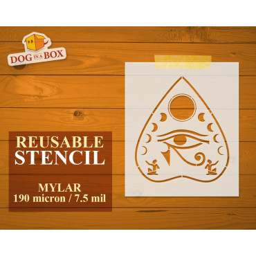 Stencil placchetta OUIJA...