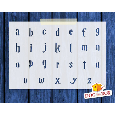 Pochoir alphabet Harry...