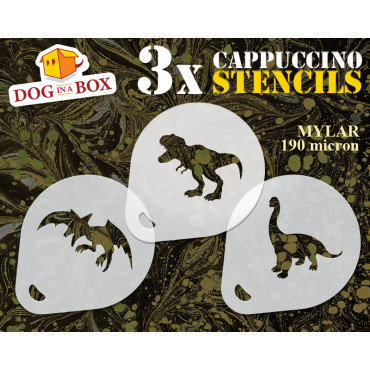 Dinosaurs stencils n.4 (set...