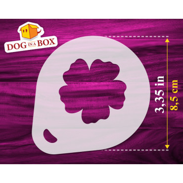 Flower stencils n.3 (set of 3) Cappuccino and Coffee cocoa powder decor stencil - Face Painting stencils