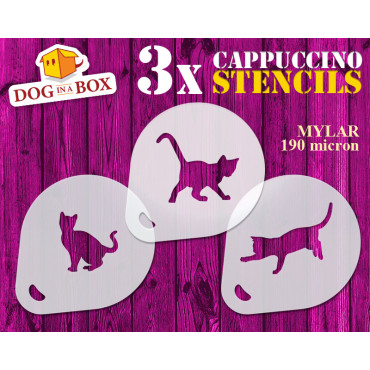 Stencil di gattini n.1 (set...