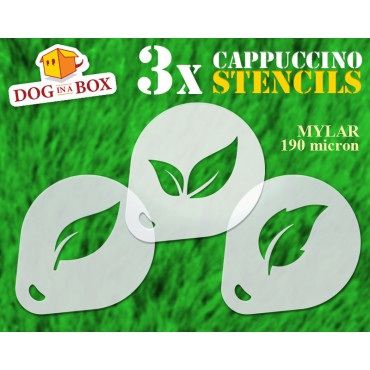 Stencil foglie n.2 (set di...