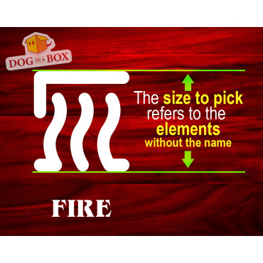 Luft, Wasser, Erde, Feuer - Set mit 4 Einzel element schablonen n.4 - Wiederverwendbare Elementarschablone.