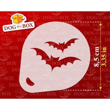 Stencil di Halloween n.3 (set di 3) - Stencil decorare cappuccini e dolci o per pareti e tessuti