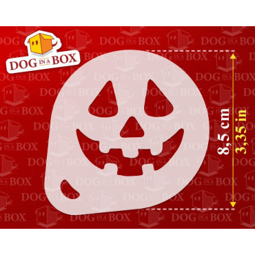 Halloween stencils n.3 (set of 3) Cappuccino and Coffee cocoa powder decor stencil - Face Painting stencils