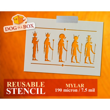 Pochoir de hiéroglyphes n.4...