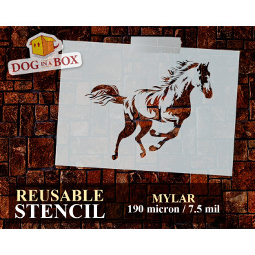 Horse stencil n.4 -...