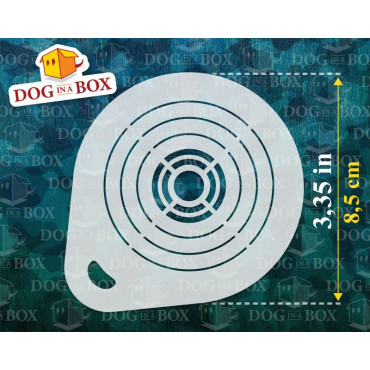 Stencil di bersagli (set di 3) - Stencil per creare bersagli per softair, paintball o poligoni di tiro