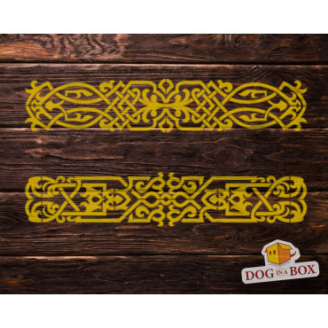 Celtic Knots pattern n.6 - Celtic stencil, seamless pattern stencil for wood, wall and home decor