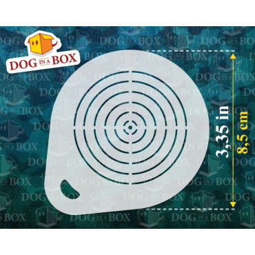 Stencil di bersagli (set di 3) - Stencil per creare bersagli per softair, paintball o poligoni di tiro