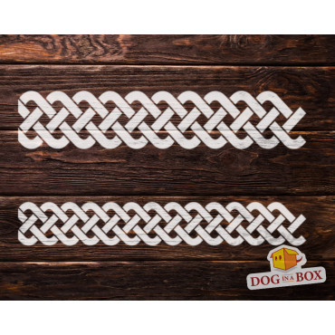 Celtic Knots pattern n.10 - Celtic stencil, seamless pattern stencil for wood, wall and home decor