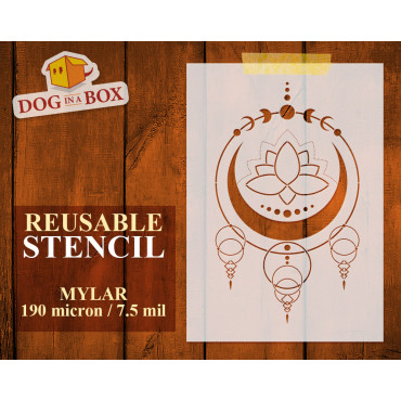 Stencil geometria sacra...