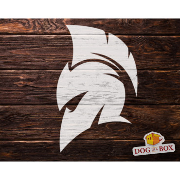 Spartan Helmet stencil n.5 - Pochoir guerrier réutilisable pour panneaux en bois, peinture murale, tissus et décoration d'intéri