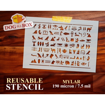 Hieroglyphen schablone Nr.5...