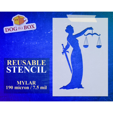 Stencil giustizia n.1 -...
