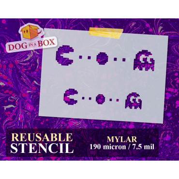 Pac Man stencil set n.1 -...