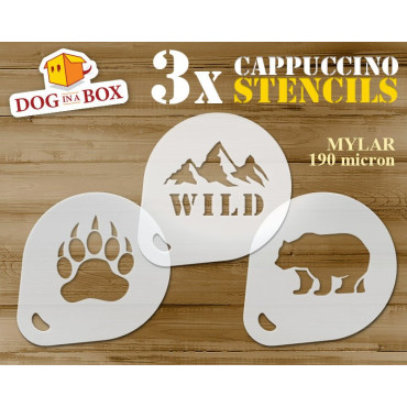 Ours pochoirs (lot de 3)...