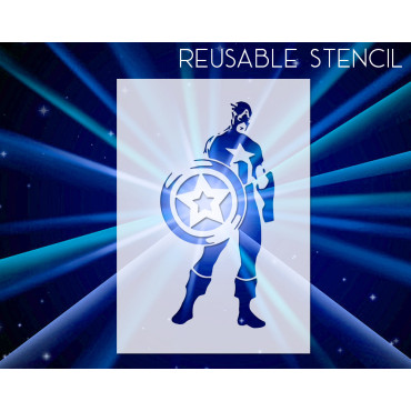 Stencil Captain America n.2...