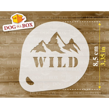 Bärenschablonen (3er-Set) Cappuccino- und Kaffeekakaopulver-Dekorschablone - Face Painting-Schablonen