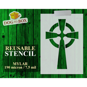 Celtic Cross pochoir n.3 -...