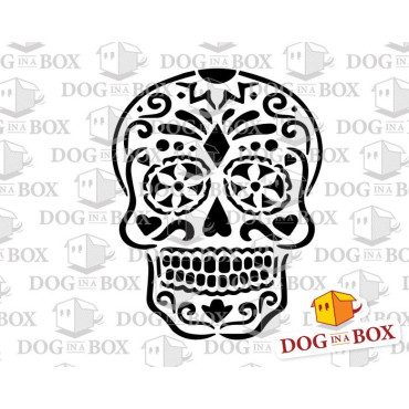 Sugar Skull stencil n.1 - Dia de los Muertos stencil for wood signs, walls and party decor.