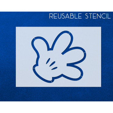 Pochoir de Mains de Mickey...